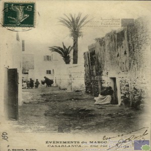 Casablanca - une rue - événements du Maroc