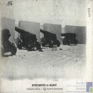 Evénements du Maroc - Casablanca - une batterie marocaine