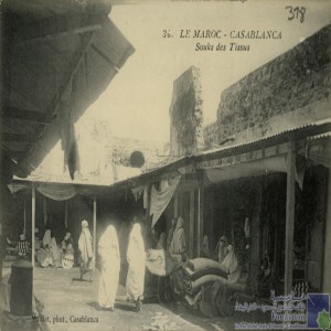 Casablanca - souks des tissus