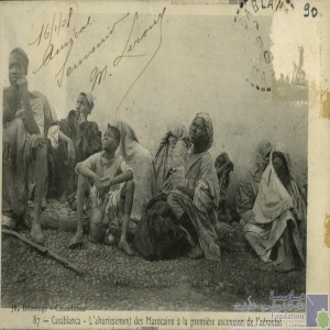 Casablanca - l\'ahurissement des Marocains à la première ascension de l\'aérostat