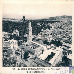 Fès - le quartier Bab-Guissa - panorama vu du Palais Jamaï (Hôtel Transatlantique)