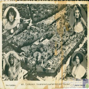 Casablanca - vue générale du Quartier réservé dit Bousbir