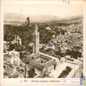 Fez - panorama du quartier de Bab-Guissa