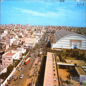 Casablanca - vue panoramique - au premier plan, le Palais des expositions