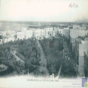 Casablanca, vu à l\'est du Jardin public