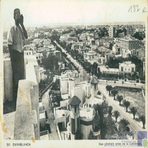 Casablanca - vue générale prise de la Cathédrale