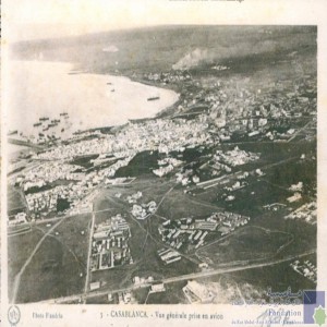 Casablanca - vue générale prise en avion