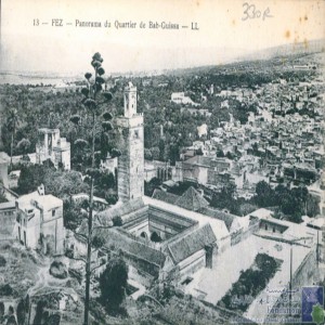 Fez - panorama du quartier de Bab-Guissa