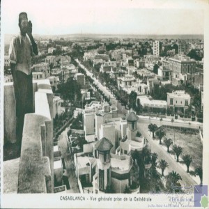 Casablanca - vue générale prise de la Cathédrale