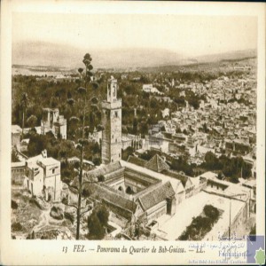 Fez - panorama du quartier de Bab-Guissa