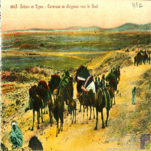 Caravane se dirigeant vers le sud