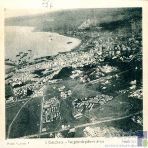 Casablanca - vue générale prise en avion