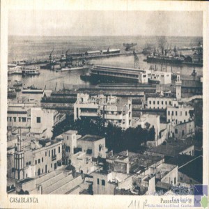 Casablanca - panorama sur le port