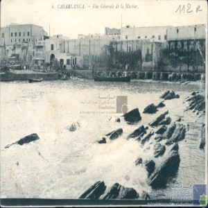 Casablanca - vue générale de la marine