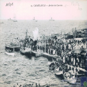 Casablanca - arrivée du courrier