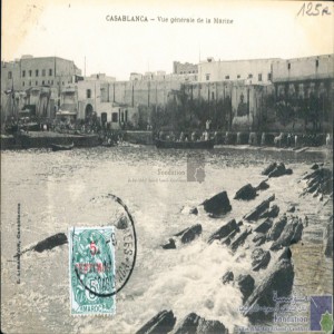 Casablanca - vue générale de la marine