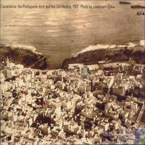 Casablanca - the Portuguese dock and the Old Medina, 1907