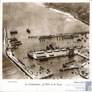 Casablanca - le port vu en avion