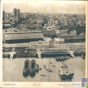 Casablanca - panorama sur le port et la ville