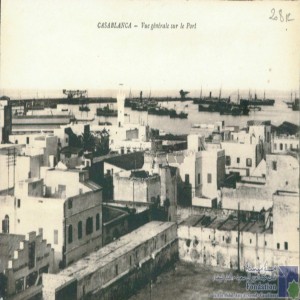 Casablanca - vue générale sur le port