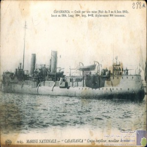 Marine nationale - Casablanca - contre-torpilleur, mouilleur de mines