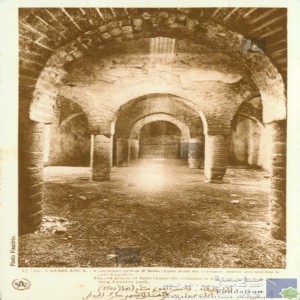 Casablanca - l\'ancienne prison d\'Anfa (1500) dont les colonnes ornent aujourd\'hui le Parc Lyautey