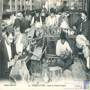 Atelier de broderie indigène