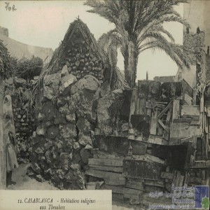 Casablanca - habitations indigènes aux Thenakers