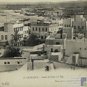 Casablanca - Consulat de France et la plage