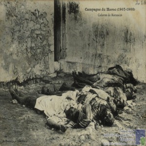 Campagne du Maroc (1907-1908) - cadavres de Marocains