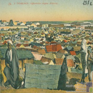 Casablanca - agglomération indigène - bidonville
