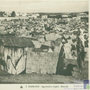 Casablanca - agglomération indigène - bidonville