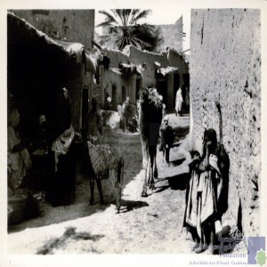 Une rue de village arabe