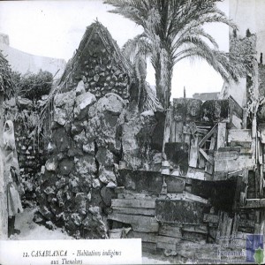 Casablanca - habitations indigènes aux Thenakers