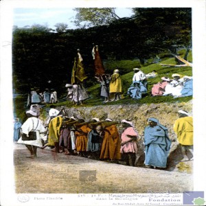 Musiciens marocains dans la montagne