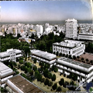 Casablanca - vue générale - au premier plan, le Cercle militaire