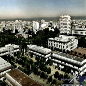 Casablanca - vue générale - au premier plan, le Cercle militaire