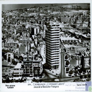 Casablanca - l\'Immeuble Liberté, Place de la Révolution française