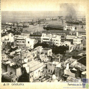 Casablanca - panorama sur le port