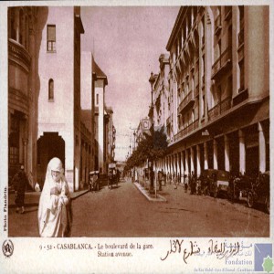 Casablanca - le Boulevard de la Gare