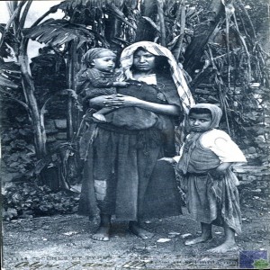 Femme et enfants bédouins