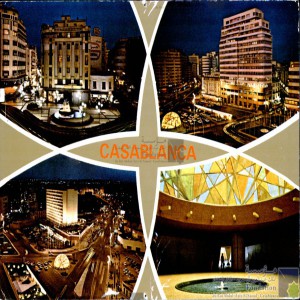 Casablanca - Place du 16 Novembre (nuit), Place Mohammed V (nuit), passage sous terrain