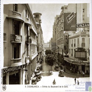 Casablanca - entrée du Boulevard de la Gare