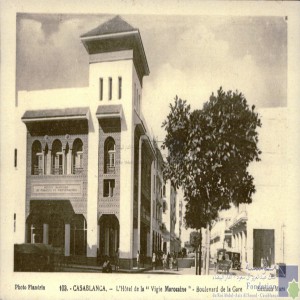Casablanca - l\'hôtel de la Vigie marocaine - Boulevard de la Gare