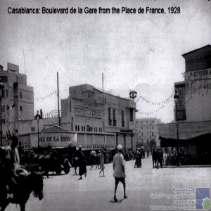 Casablanca - Boulevard de la Gare from the Place de France, 1928