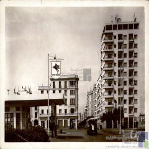 Casablanca - le Boulevard de la Gare et Boulevard du Maréchal Pétain