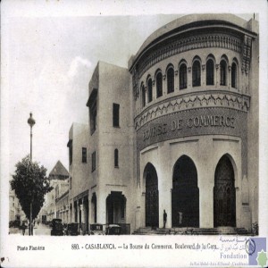 Casablanca - la Bourse du commerce, Boulevard de la Gare