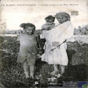 Le Maroc pittoresque - groupe d\'enfants des Beni-Meskine