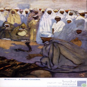 A snake charmer