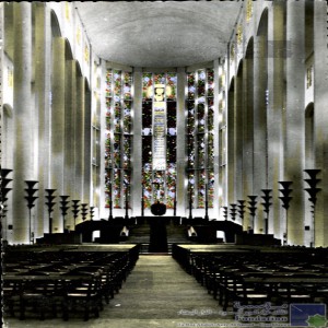 Casablanca - intérieur de l\'Eglise du Sacré-Coeur (arch. Tournon)